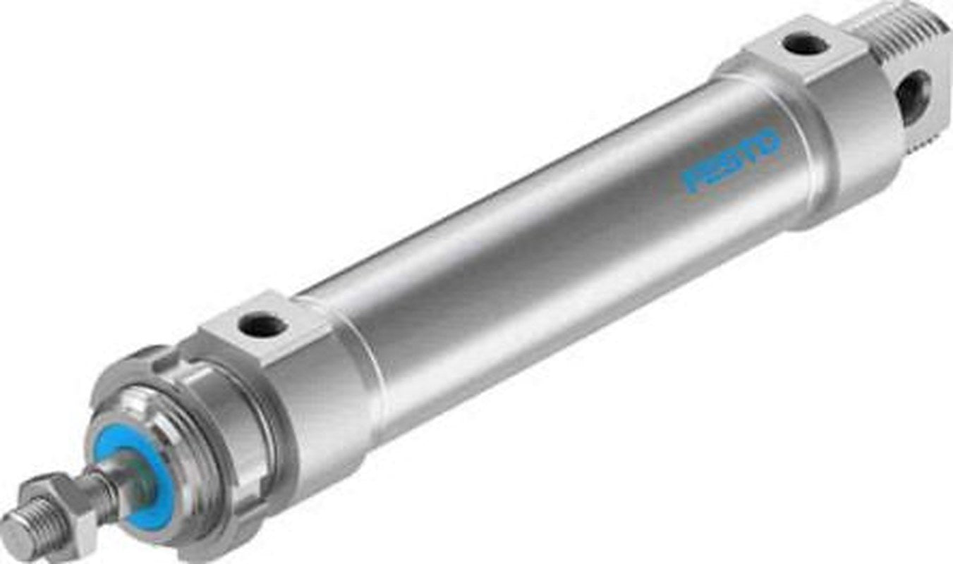 Festo 100 mm Pneumatic Piston Rod Cylinder - 559299 DSNU Series, Double Acting Acting