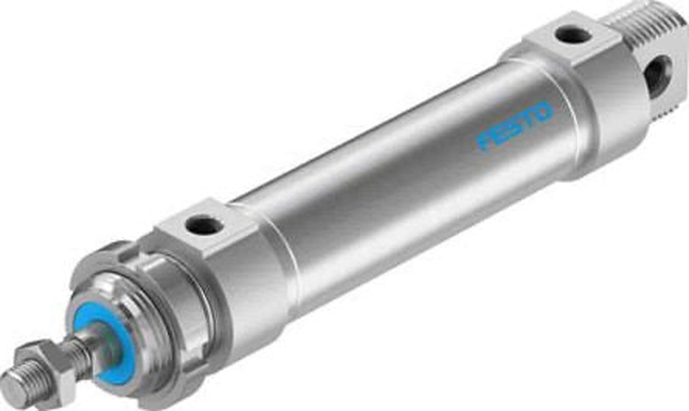 Festo 80 mm Pneumatic Roundline Cylinder - 196023 DSNU Series, Double Acting Acting