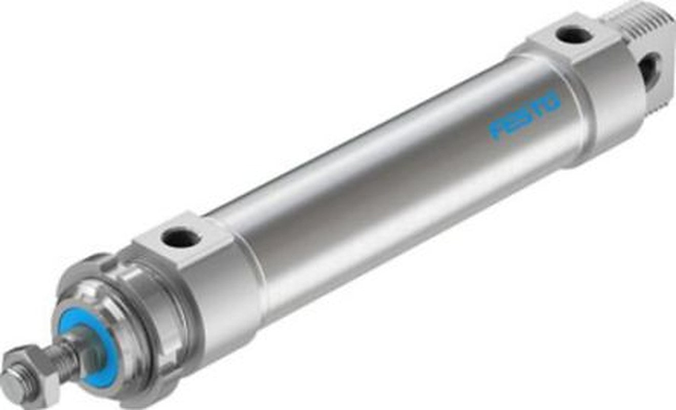 Festo 125 mm Pneumatic Roundline Cylinder - 196035 DSNU-40-125-PPV-A Series, Double Acting Acting