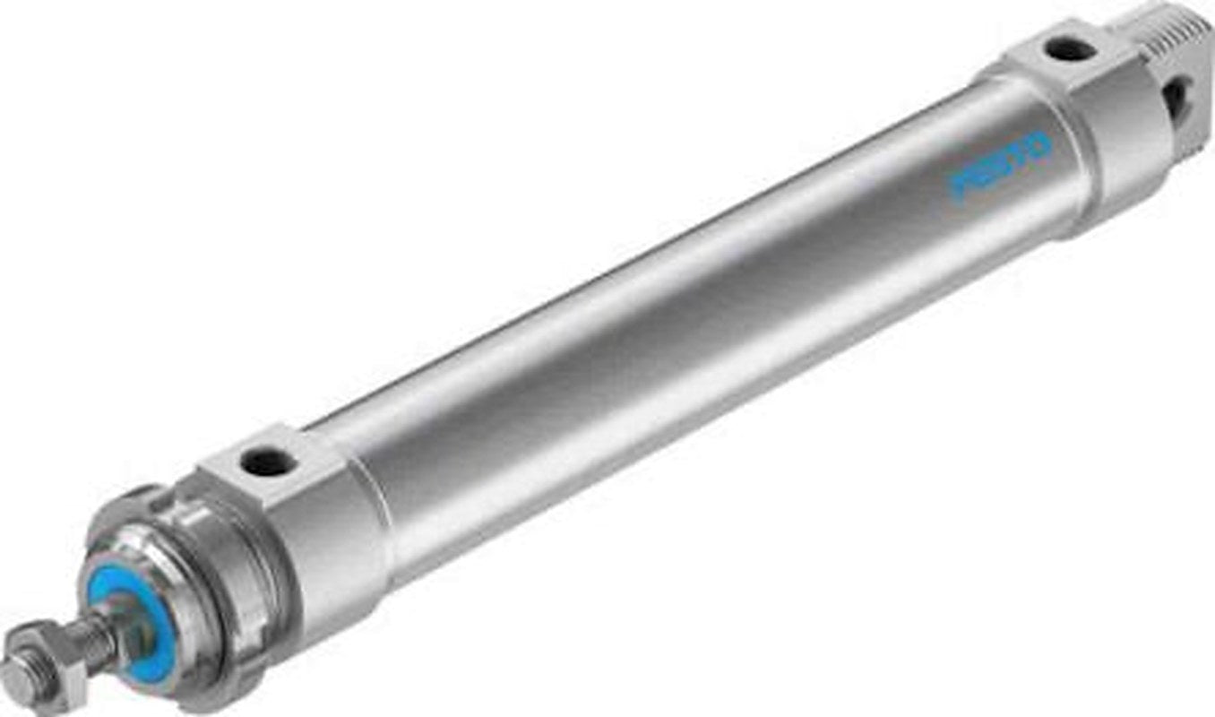 Festo 200 mm Pneumatic Piston Rod Cylinder - 196037 DSNU-40-200-PPV-A Series, Double Acting Acting