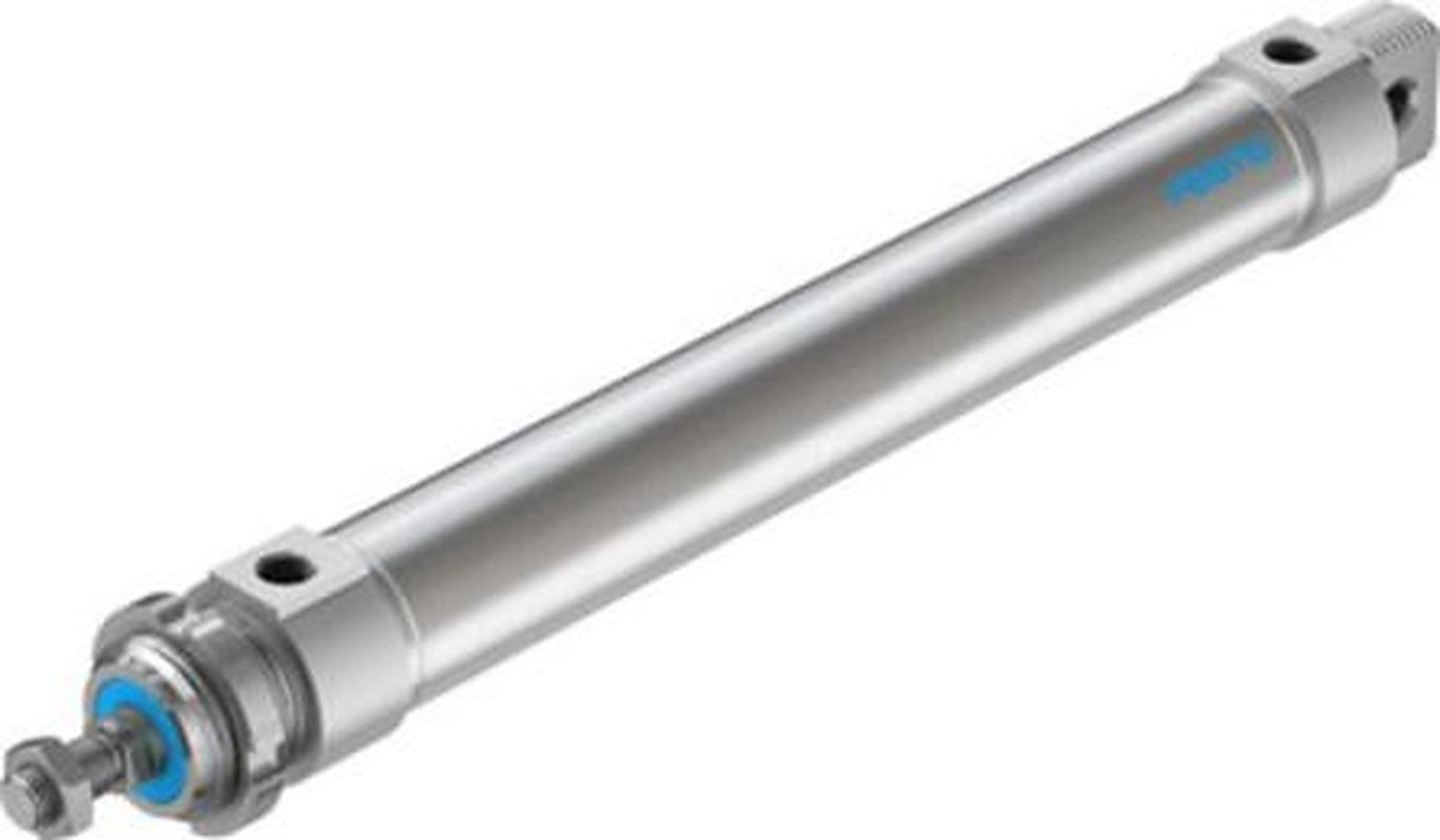 Festo 250 mm Pneumatic Roundline Cylinder - 196038 DSNU-40-250-PPV-A Series, Double Acting Acting