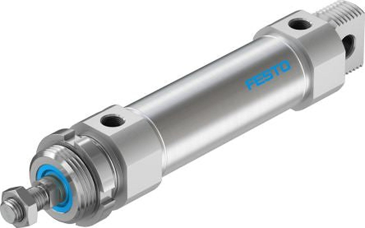 Festo 70 mm Pneumatic Piston Rod Cylinder - DSNU-40-70-PPV-A DSNU Series, Double Acting Acting