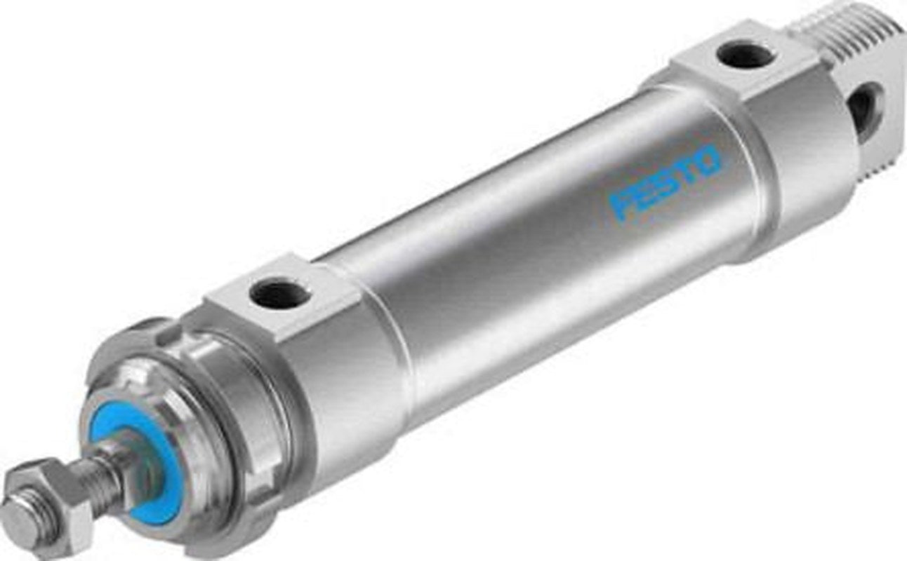 Festo 80 mm Pneumatic Piston Rod Cylinder - 195993 DSNU Series, Double Acting Acting