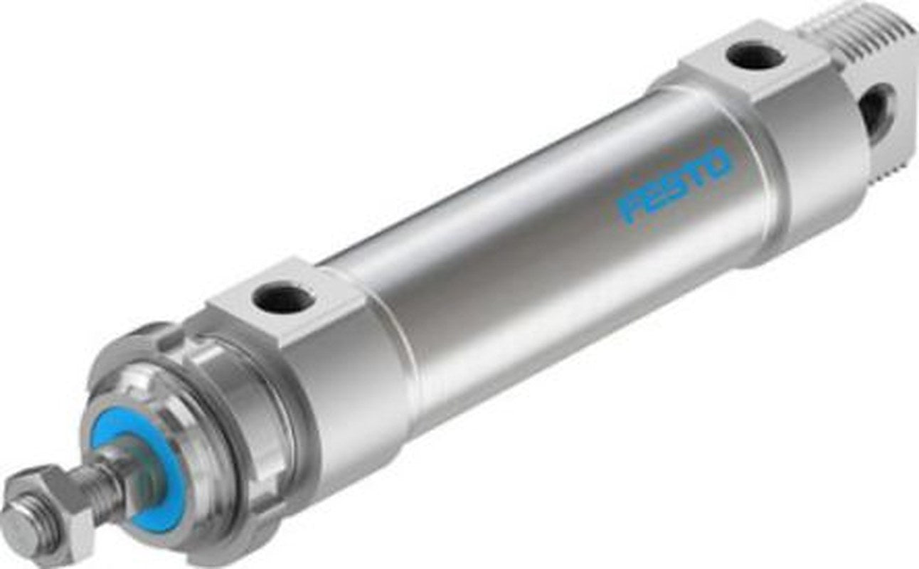 Festo 80 mm Pneumatic Roundline Cylinder - 196033 DSNU-40-80-PPV-A Series, Double Acting Acting