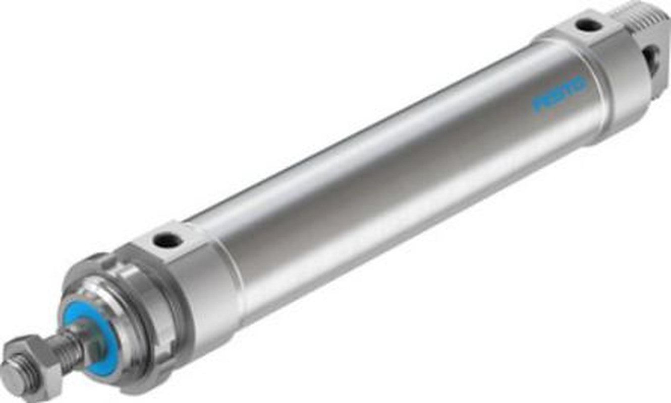 Festo 200 mm Pneumatic Roundline Cylinder - 196047 DSNU Series, Double Acting Acting