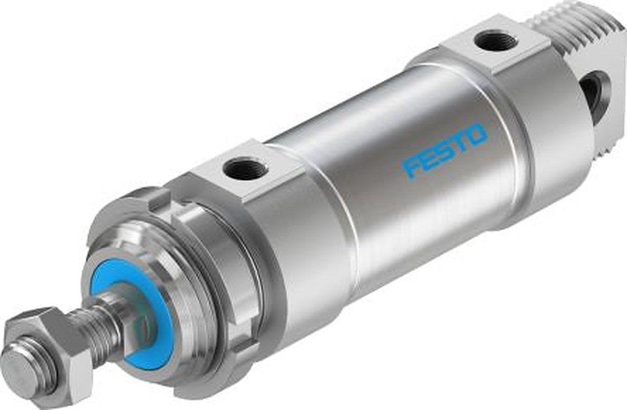 Festo 40 mm Pneumatic Roundline Cylinder - 196041 DSNU Series, Double Acting Acting