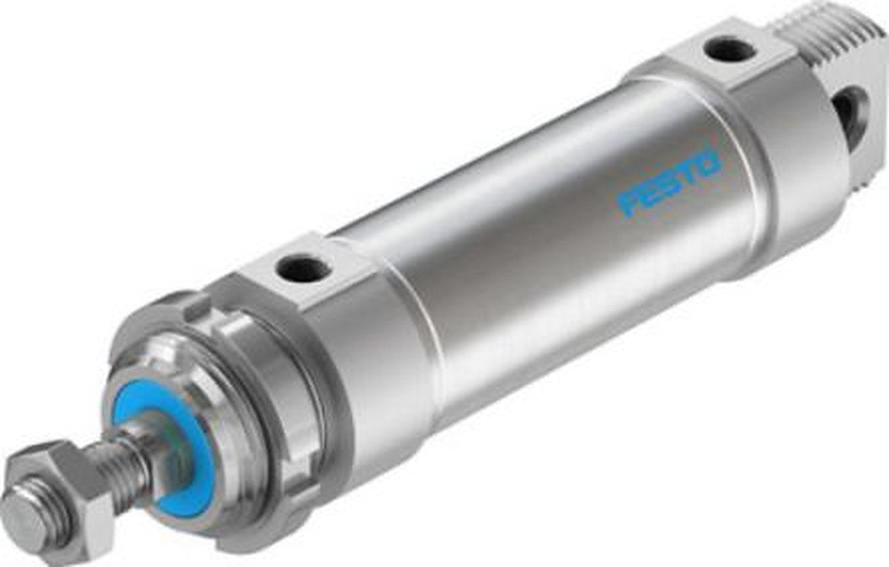 Festo 80 mm Pneumatic Roundline Cylinder - 196043 DSNU Series, Double Acting Acting