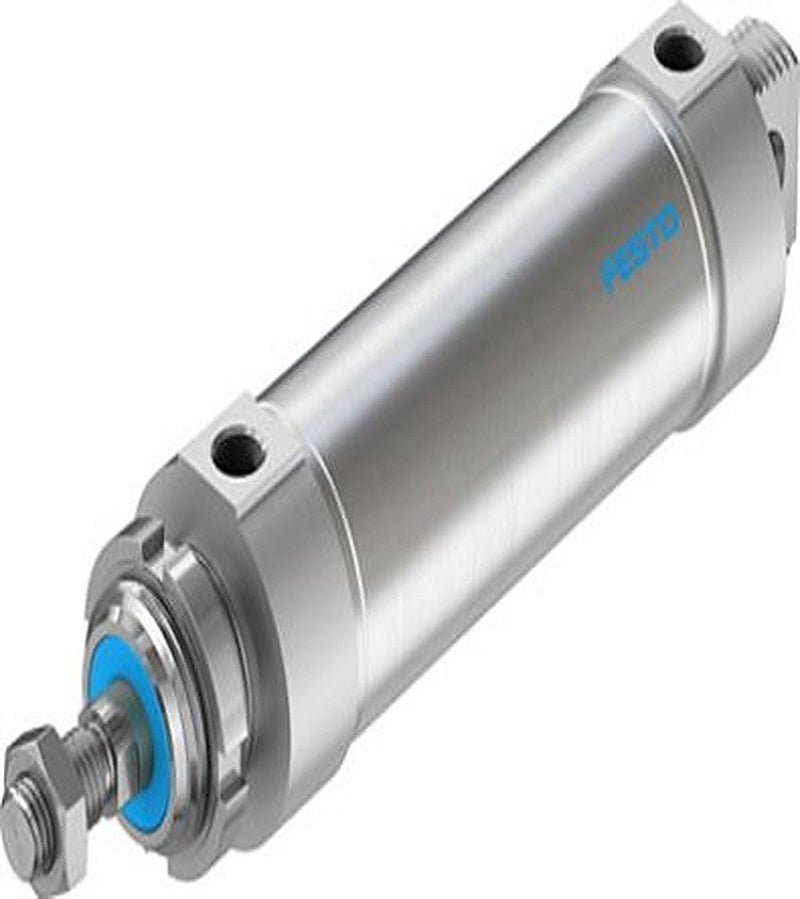 Festo 125 mm Pneumatic Piston Rod Cylinder - 559330 DSNU Series, Double Acting Acting