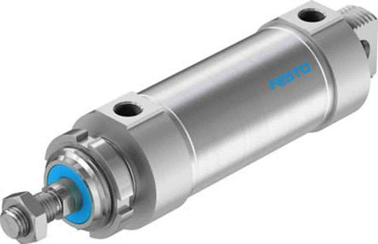 Festo 80 mm Pneumatic Piston Rod Cylinder - 196013 DSNU Series, Double Acting Acting