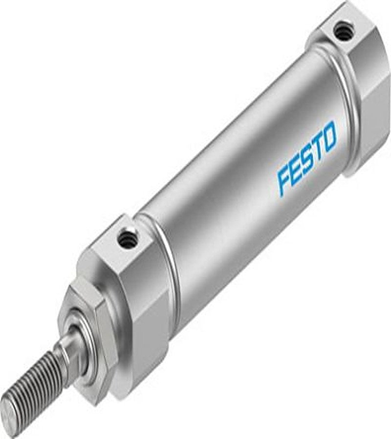 Festo 80 mm Pneumatic Piston Rod Cylinder - 5217243 DSNU Series, Double Acting Acting
