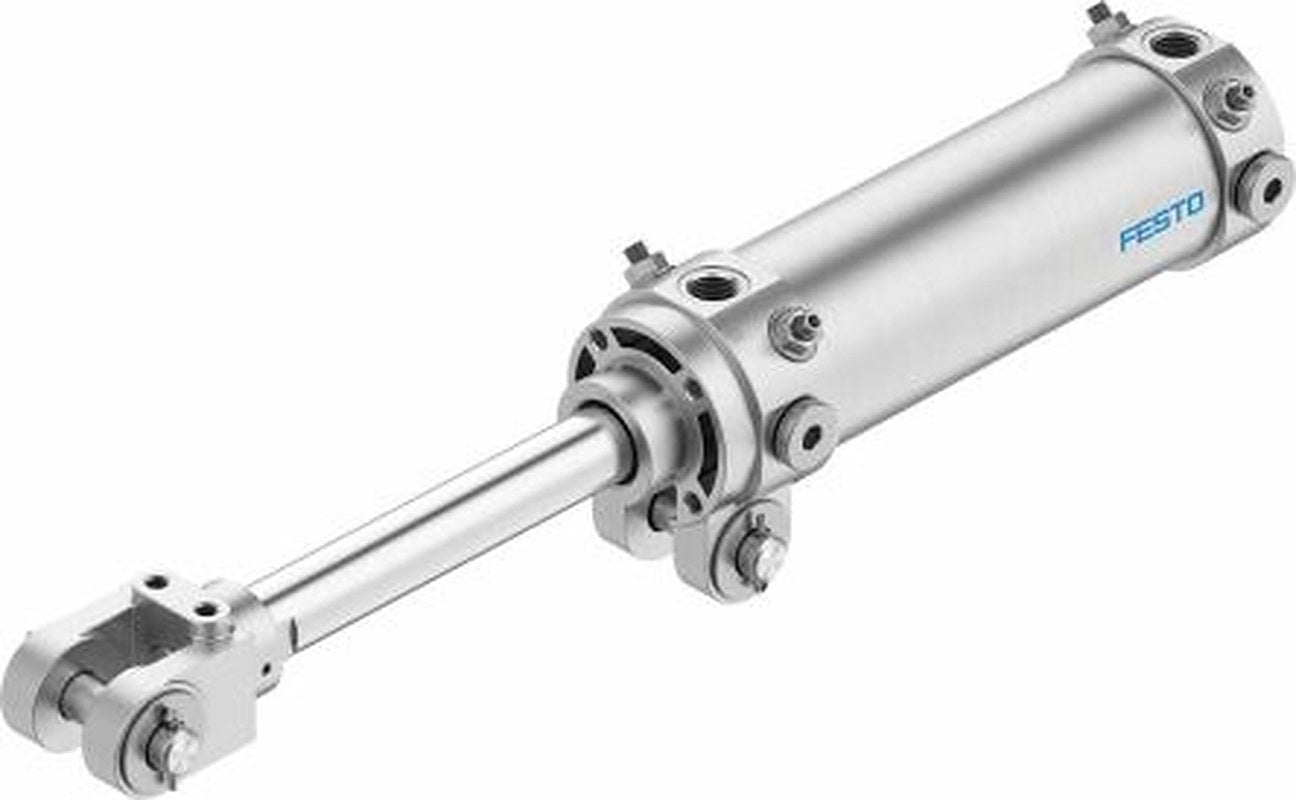 Festo Pneumatic Piston Rod Cylinder - 50 mm Bore, 125 mm DW Series, Double Acting Acting