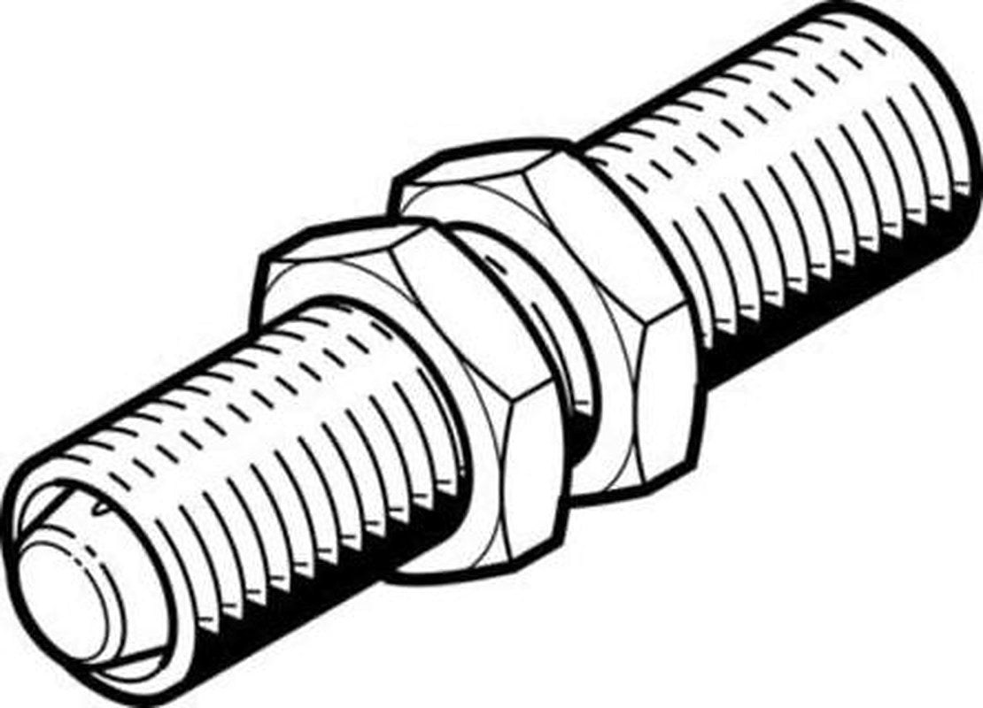 Festo Shock Absorber, DYEF-M10-Y1, 1 mm Body Length, 1 mm Body Length, M10 Thread Size