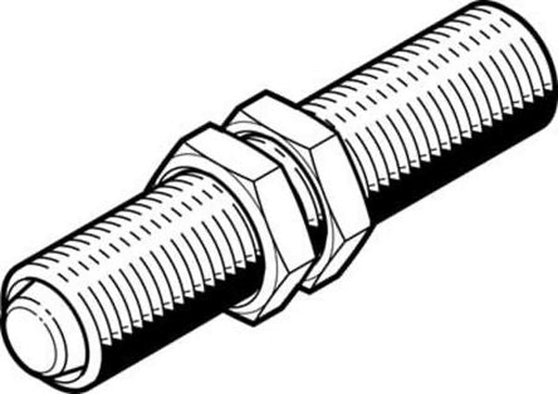 Festo Shock Absorber, DYEF-M12-Y1, 1.2 mm Body Length, 1.2 mm Body Length, M12 Thread Size