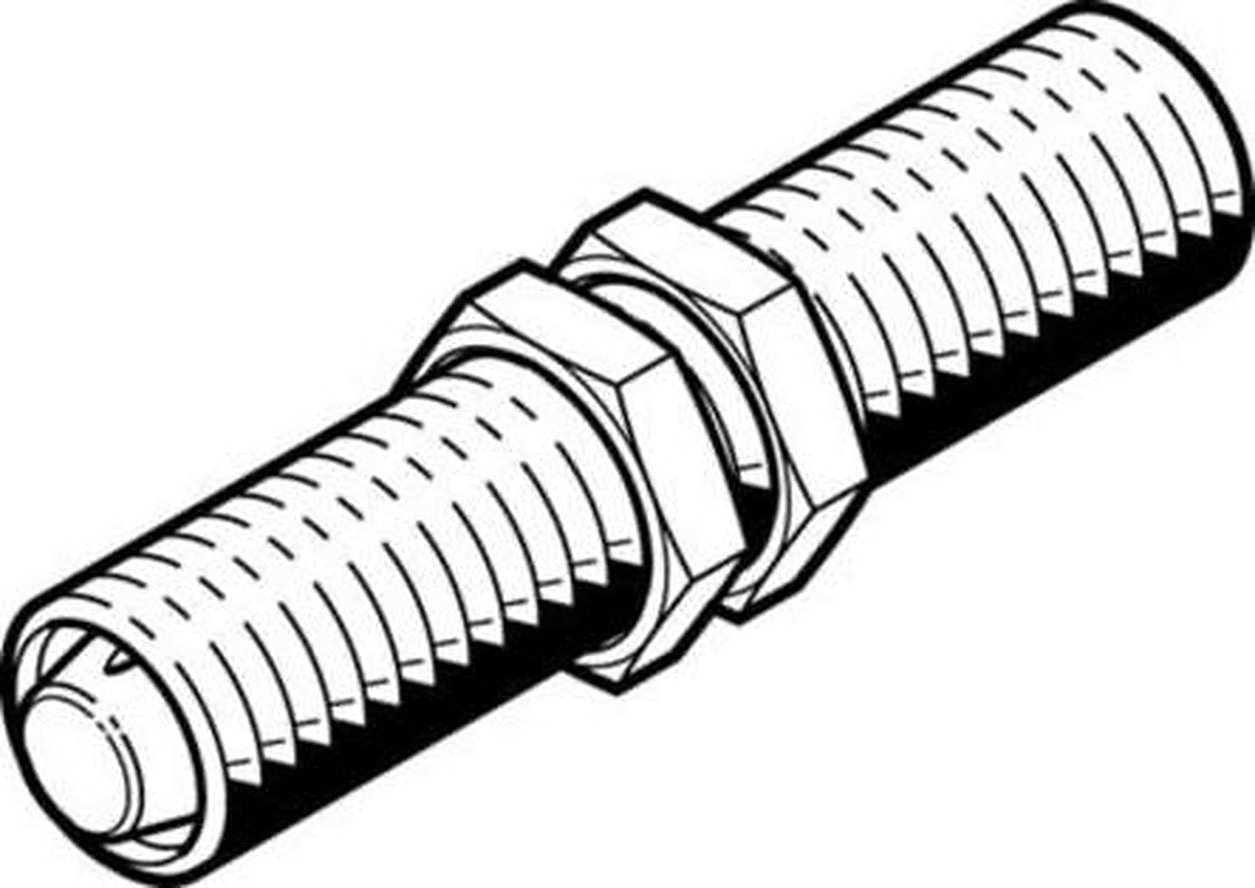 Festo Shock Absorber, DYEF-M16-Y1, 1.3 mm Body Length, 1.3 mm Body Length, M16 Thread Size