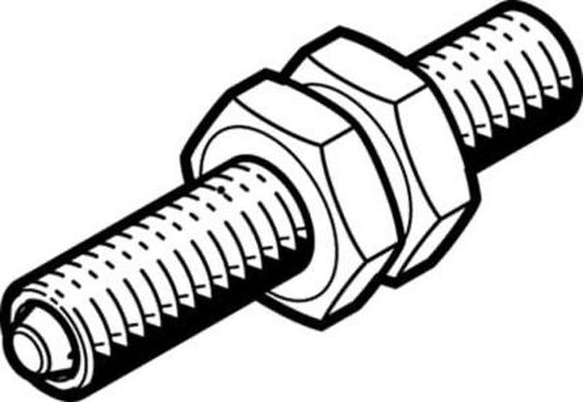 Festo Shock Absorber, DYEF-M4-Y1, 0.9 mm Body Length, 0.9 mm Body Length, M4 Thread Size