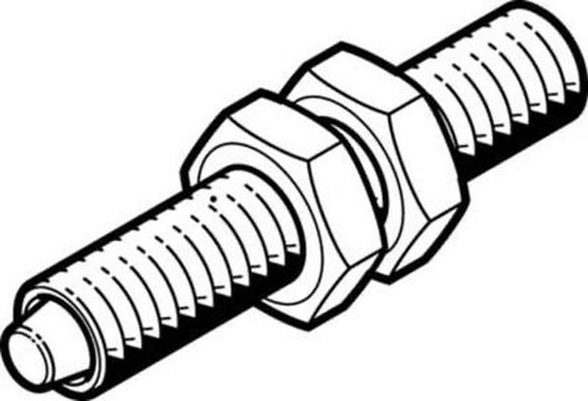 Festo Shock Absorber, DYEF-M5-Y1, 1.5 mm Body Length, 1.5 mm Body Length, M5 Thread Size