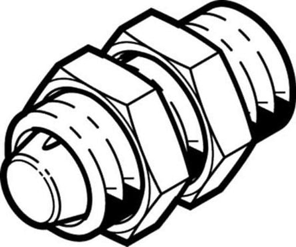 Festo Shock Absorber, DYEF-S-M14-Y1, 1.2 mm Body Length, 1.2 mm Body Length, M14 Thread Size