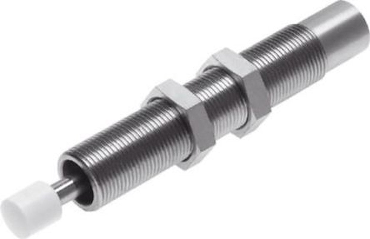Festo Shock Absorber, DYSW-10-17-Y1F, 77.55 mm Body Length, 94.55 mm Body Length, 17 mm Body Length, M14 Thread Size