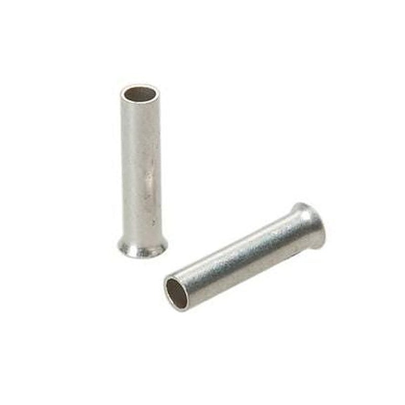 Schneider Electric, DZ5C Uninsulated Cable End, 8 mm Pin Length, 1.7 mm Pin Diameter, Grey from 18 AWG to 18 AWG Wire