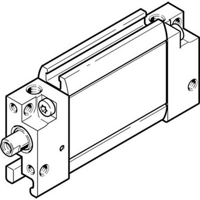 Festo Pneumatic Compact Cylinder - 164003 12 mm Bore, 10 mm DZF-12-10-A-P-A Series, Double Acting Acting