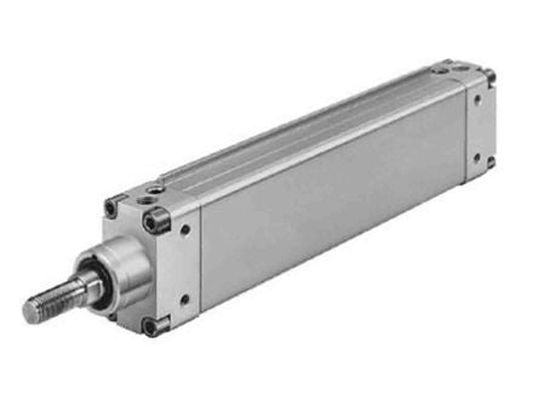 Festo Pneumatic Compact Cylinder - 14077 63 mm Bore, 80 mm DZH Series, Double Acting Acting