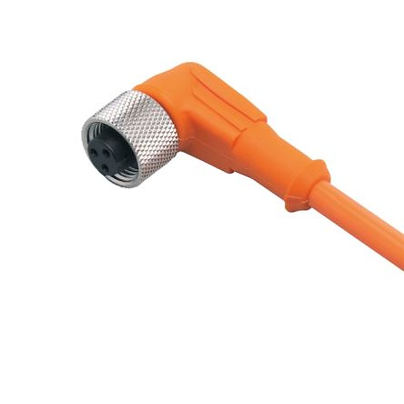 ifm electronic Female 1 way Right Angle to Unterminated Unterminated Actuator/Sensor Cable, 5 m