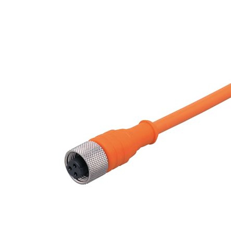 ifm electronic Female 1 way Straight to Unterminated Actuator/Sensor Cable, 5 m