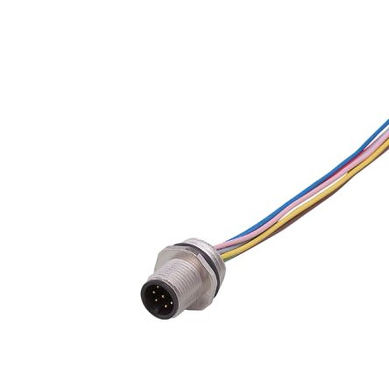ifm electronic Circular Connector, 1 Contacts, Screw, M12 Connector, Plug, Male, IP68, E111 Series