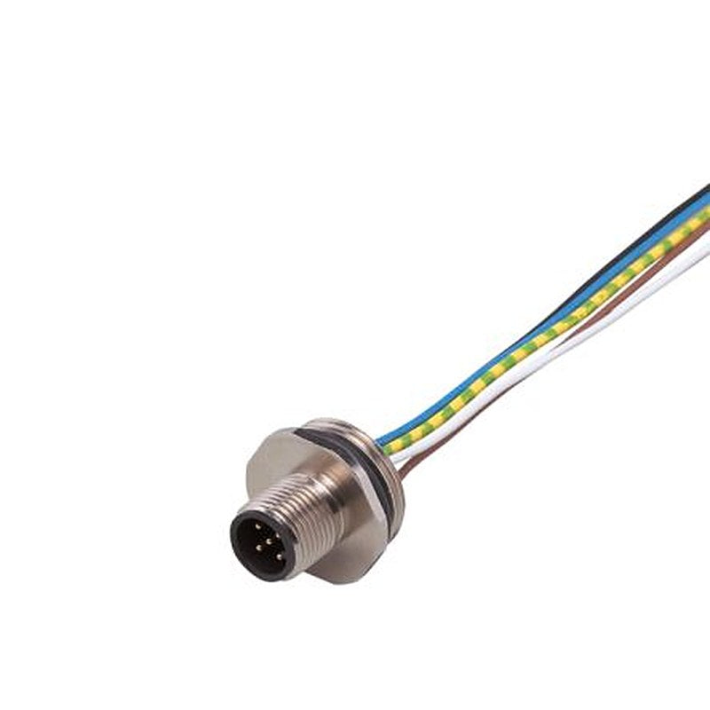 ifm electronic Circular Connector, 1 Contacts, Screw, M12 Connector, Plug, Male, IP68, E113 Series