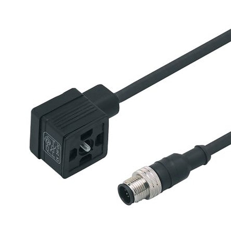 ifm electronic Male 1 way Straight to Female 1 way Valve Connector Actuator/Sensor Cable, 600 mm