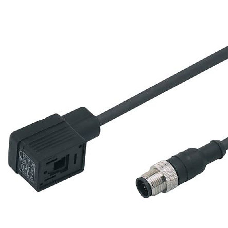 ifm electronic Male 1 way Straight to Female 1 way Valve Connector Actuator/Sensor Cable, 2 m