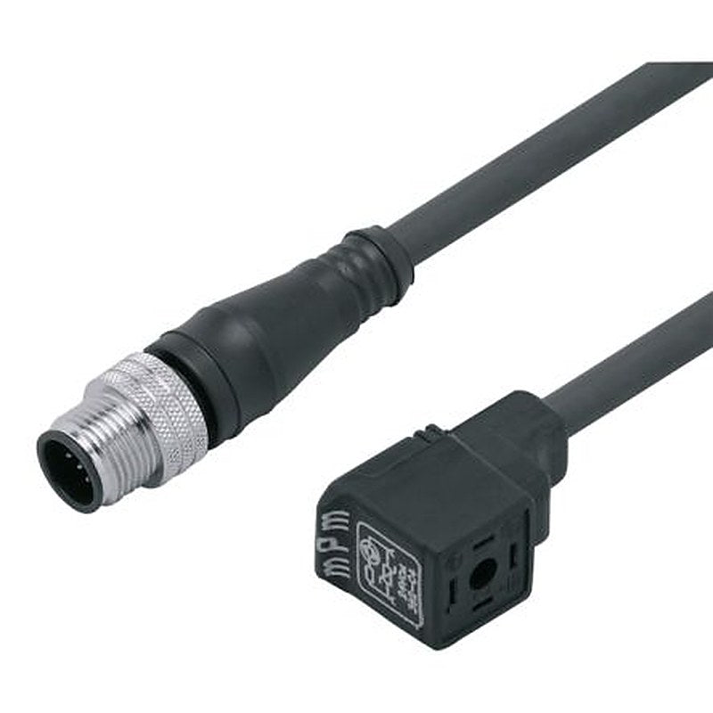 ifm electronic Male 1 way Straight to Female 1 way Valve Connector Actuator/Sensor Cable, 600 mm