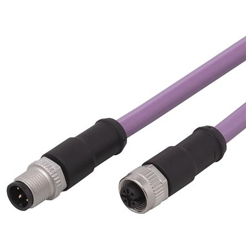 ifm electronic Male 1 way Straight to Female 1 way Straight Actuator/Sensor Cable, 5 m
