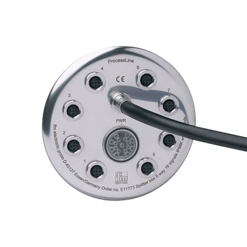 ifm electronic Top Entry Circular Connector Adapter 8 M12