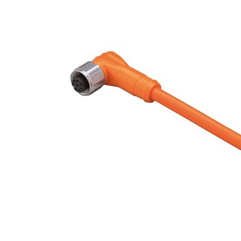 ifm electronic Female 1 way Right Angle to Unterminated Actuator/Sensor Cable, 25 m