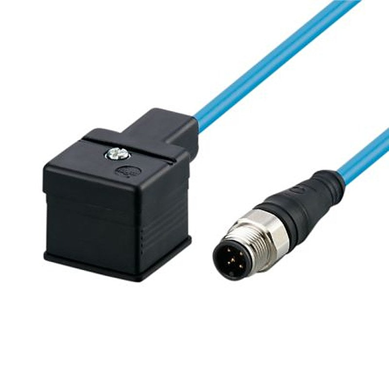 ifm electronic Male 1 way Straight to Female 1 way Valve Connector Actuator/Sensor Cable, 600 mm