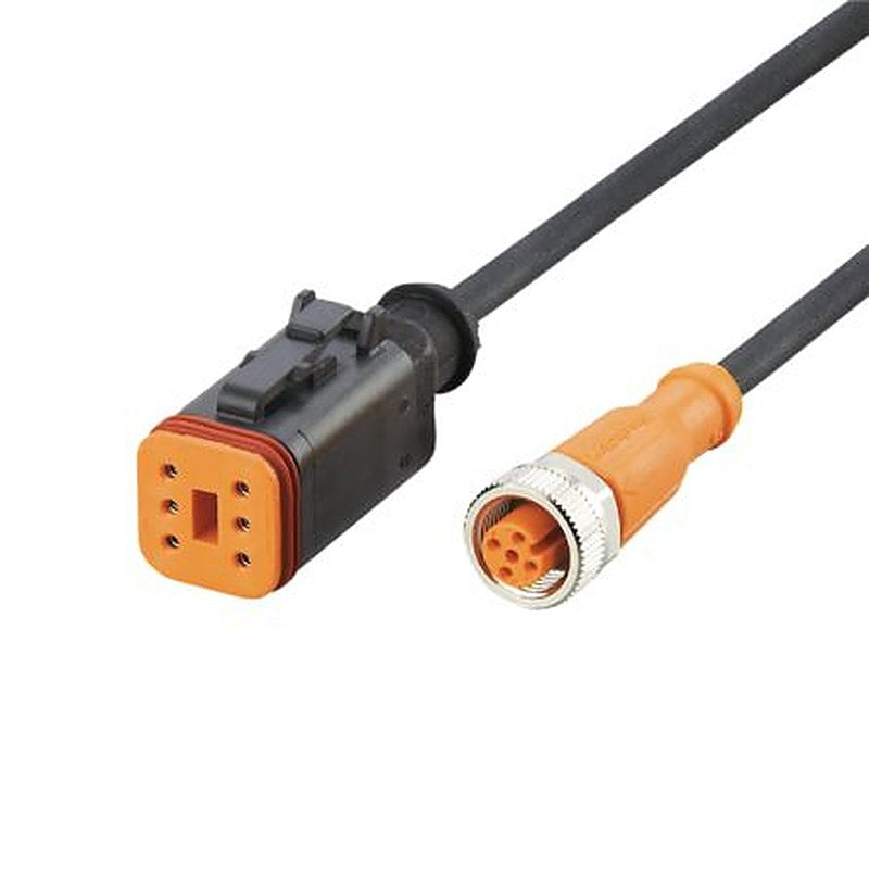 ifm electronic Female 1 way Straight to Female 1 way Straight Actuator/Sensor Cable, 5 m
