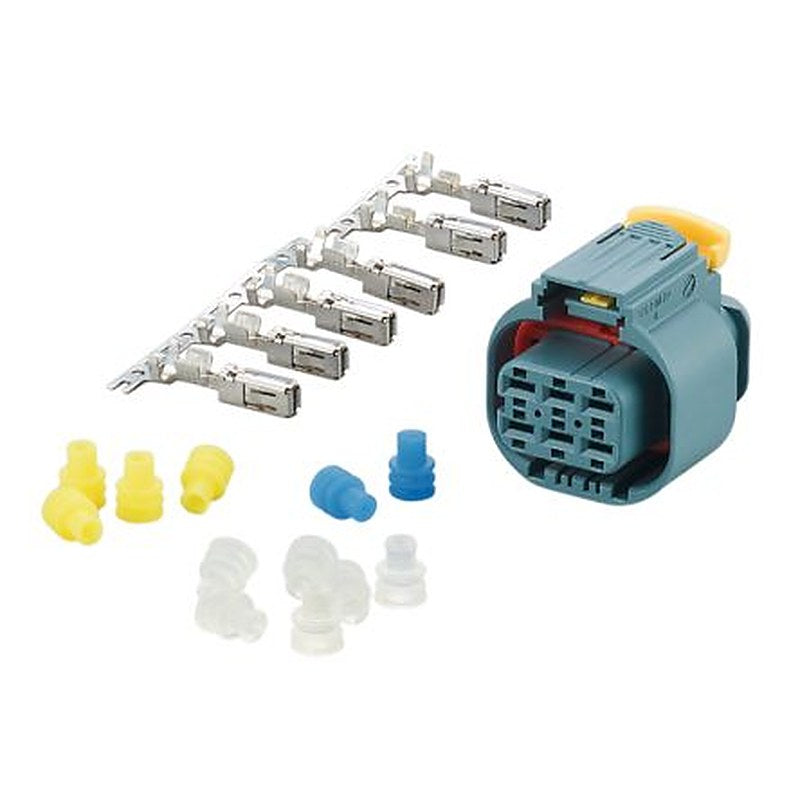 ifm electronic Wirable AMP Socket for use with Connection Cable, Straight Socket