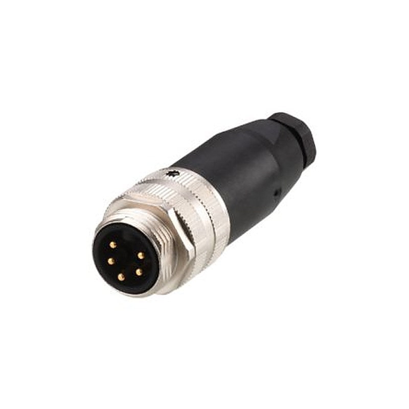 ifm electronic Industrial Circular Connector, 1 Contacts, Screw, 7/8 in Connector, Plug, Male, IP67, E Series
