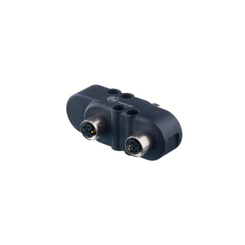 ifm electronic Straight Circular Connector Adapter 1 M12 3 M12 Female