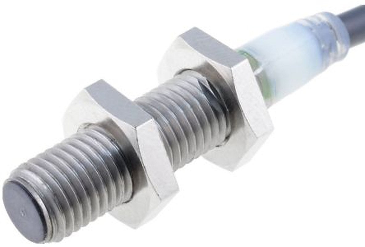 Omron E2A-S08KS02-WP-D2 2M Threaded Barrel Inductive Proximity Sensor, M8 2-Wire E2A 24V dc 2 mm 32 V dc 200mA