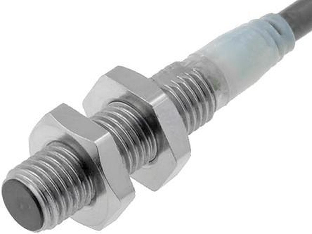 Omron E2A-S08LS02-WP-B2 5M Threaded Barrel Inductive Proximity Sensor, M8 PNP E2A 32V 30 mm 1000 V ac 32 V dc 200mA