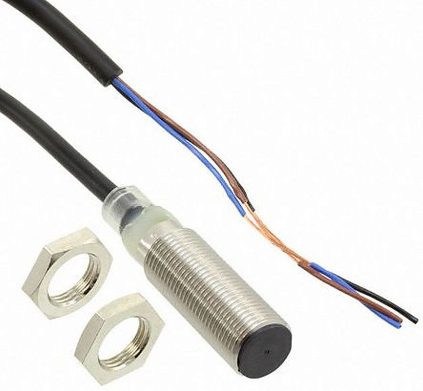 Omron E2B-M12KS02-WP-B1 2M Threaded Barrel Inductive Proximity Sensor, M12 PNP 30V 2 mm 30 V dc 200mA