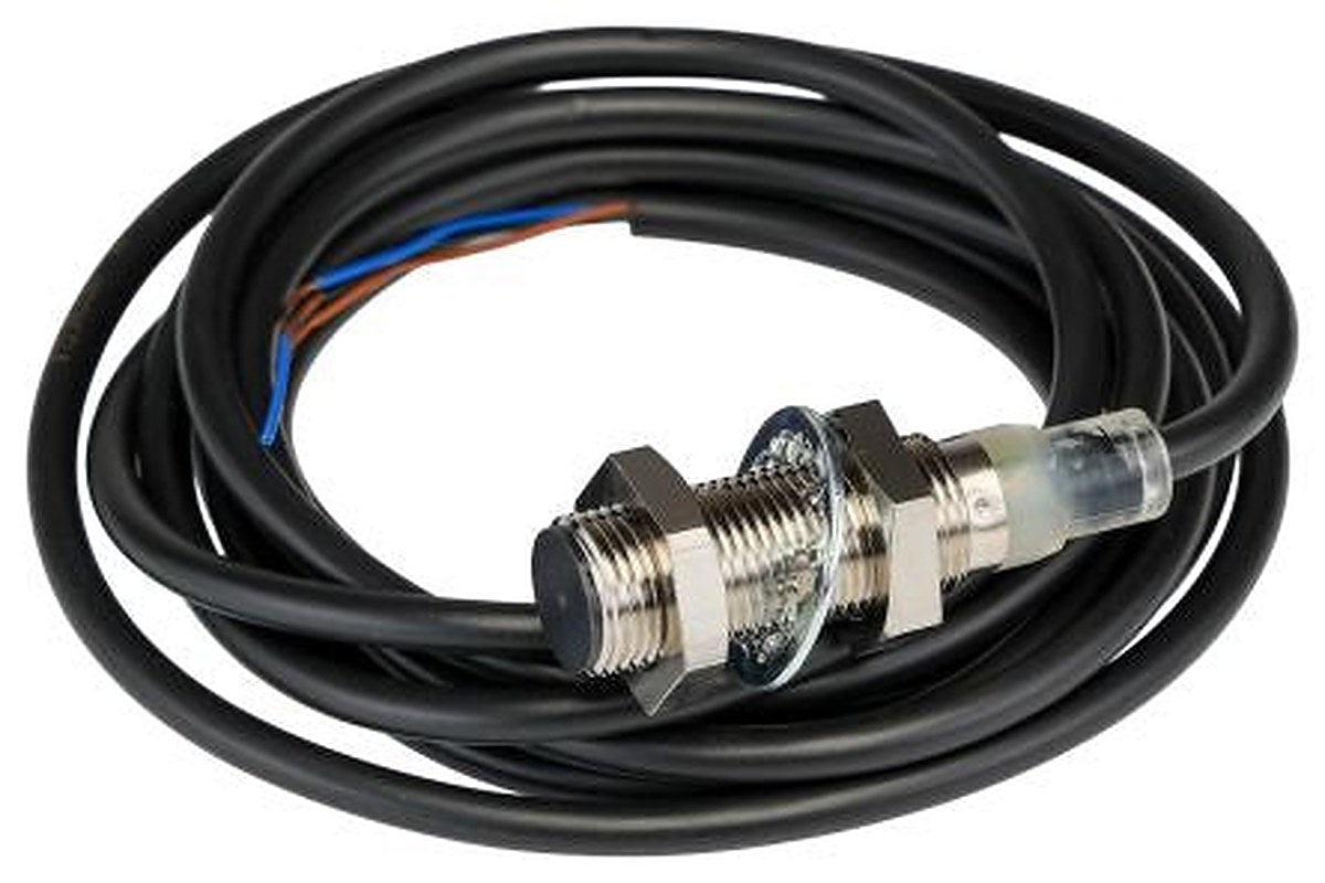 Omron E2B-M12KS04-WP-C2 2M Threaded Barrel Inductive Proximity Sensor, M12 NPN E2B 32V 30 mm 30 V dc 200mA