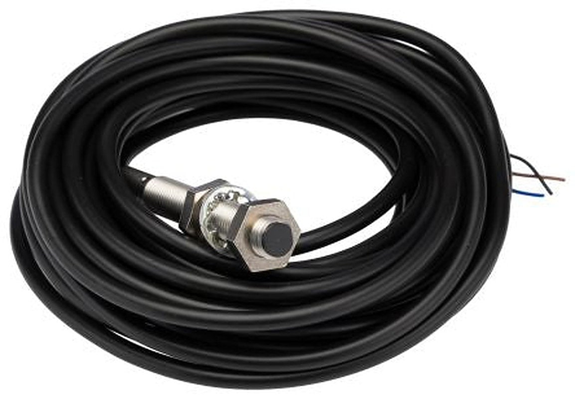 Omron E2B-M12LS04-WP-C1 2M Threaded Barrel Inductive Proximity Sensor, M12 NPN E2B 32V 30 mm 1000 V ac 30 V dc 200mA