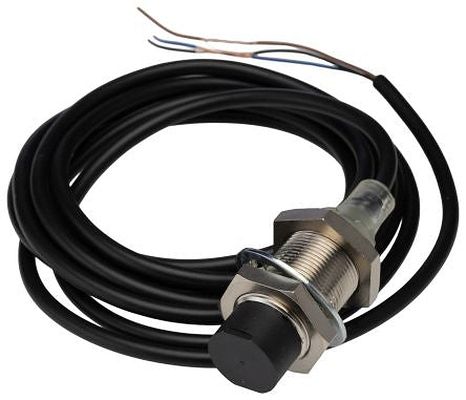 Omron E2B-M18KN16-WP-C2 2M Threaded Barrel Inductive Proximity Sensor, M18 NPN E2B 32V 30 mm 30 V dc 200mA