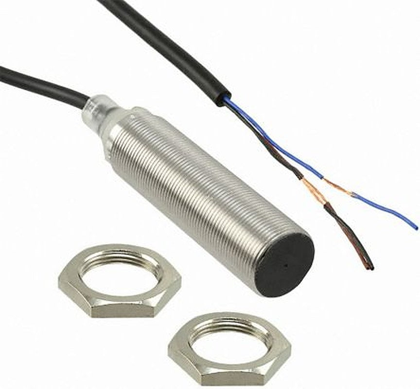 Omron E2B-M18LS08-WP-C1 2M Threaded Barrel Inductive Proximity Sensor, M18 NPN E2B 30V 8 mm 30 V dc 200mA