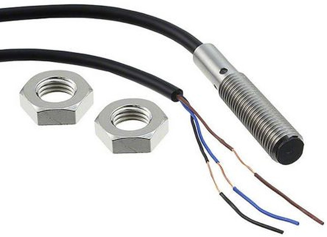 Omron E2B-S08KN02-WP-B1 2M Threaded Barrel Inductive Proximity Sensor, M8 PNP E2B 30V 2 mm 30 V dc 200mA