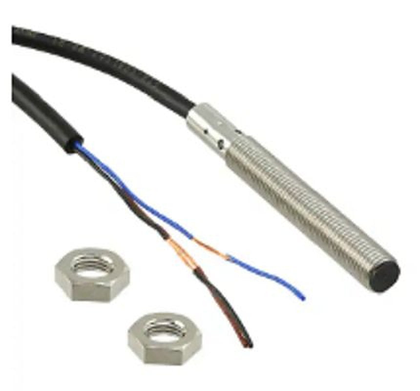 Omron E2B-S08LS02-WP-B1 5M Threaded Barrel Inductive Proximity Sensor, M8 PNP 30V 2 mm 30 V dc 200mA