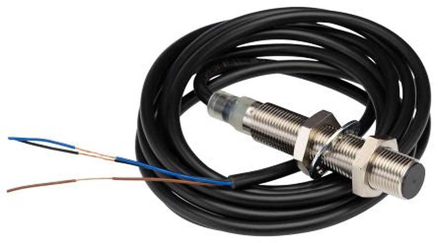 Omron E2B-S08LS02-WP-B2 5M Threaded Barrel Inductive Proximity Sensor, M8 x 1 PNP E2B 24V dc 2 mm 30 V dc 200mA